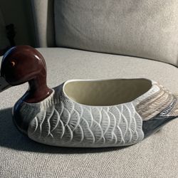 Vintage Ceramic Duck Mallard