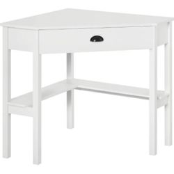Computer Desk With Drawer White