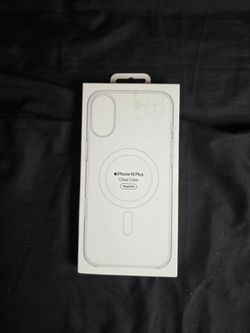 Apple iPhone 16 plus silicon case clear color