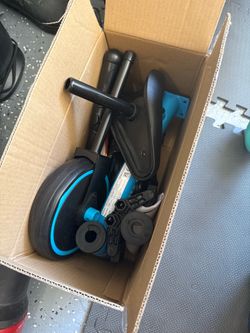 Kids blue tricycle