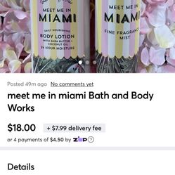 Bath And Bodyworks Mist And Lotion 