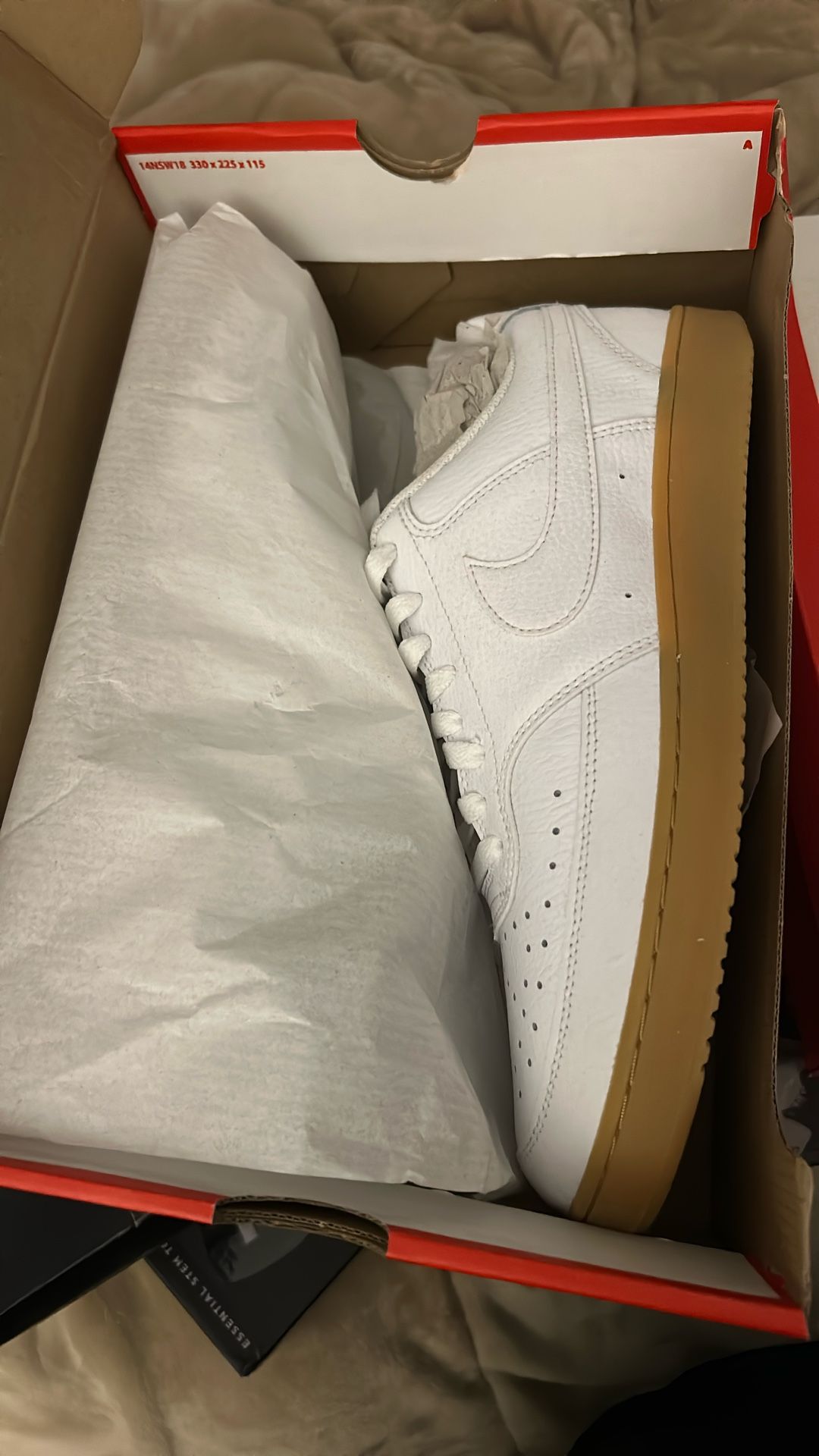 Nike Court Vision Lo White Size 11