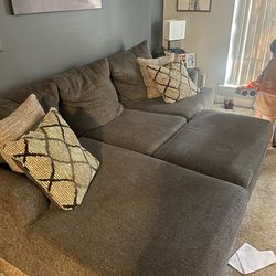 Grey Broyhill Couch