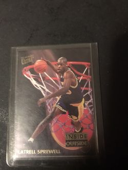 Latrell Sprewell and David Robinson cards