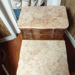 2 End Marble tables