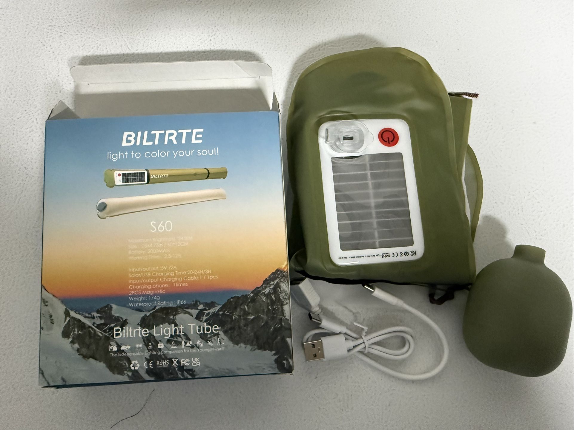 Solar Camping Lights Rechargeable