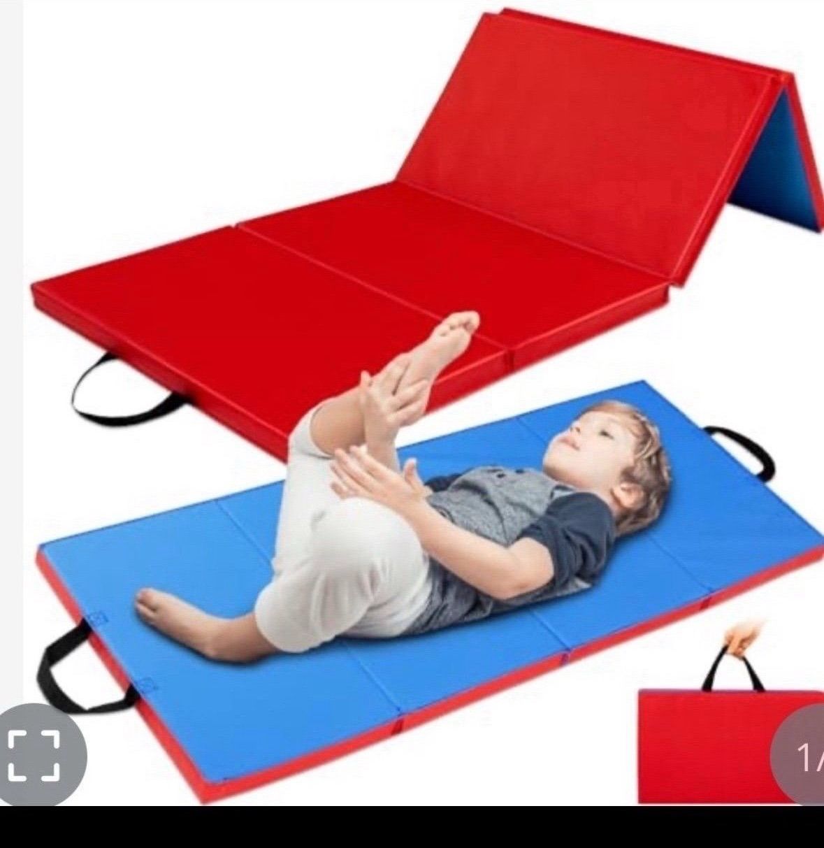 Menkxi 4 Fold Daycare Folding Nap Mat Preschool Toddler Sleeping Nap Mat Sleeping Nap Mat Portable Rest Floor Mats For Kindergarten Daycare Classroom 