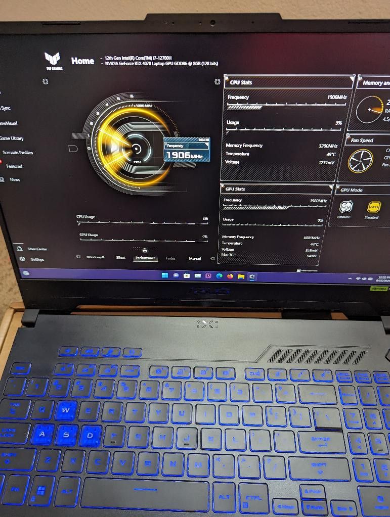 Asus Tuf F15 FX507 Gaming Laptop