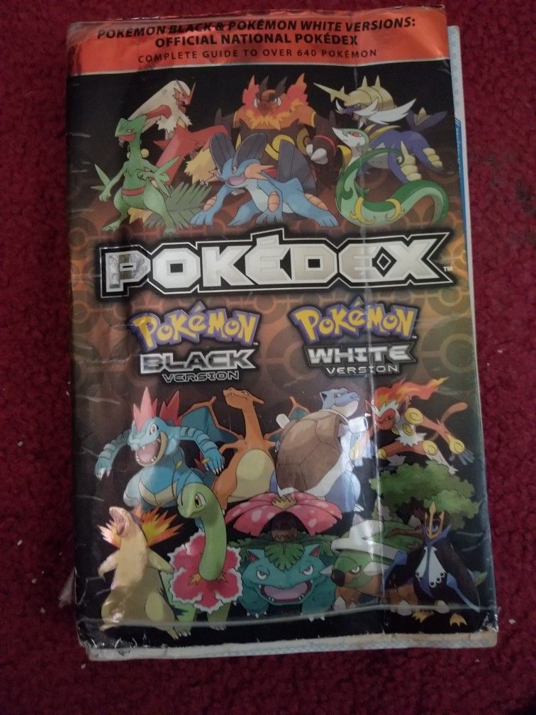 Pokemon Black And White Version Pokedex Book (Read Description) for Sale in  San Jose, CA - OfferUp