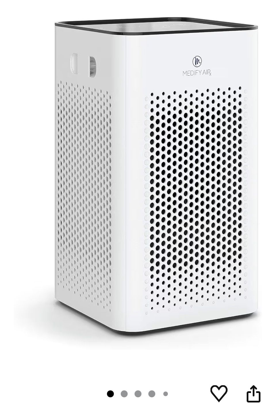 Medify MA-25 Air Purifier with True HEPA H13 Filter | 825 ft² Coverage in 1hr for Allergens, Smoke, Wildfires, Odors, Pollen, Pet Dander | Quiet 99.9%