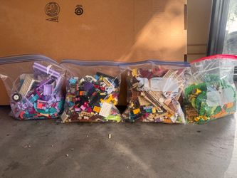 Bulk LEGO Pieces Lot – 4 Bags