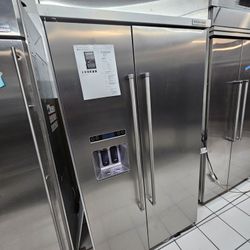 42" KITCHENAID BUILT IN STAINLESS STEEL REFRIGERATOR 