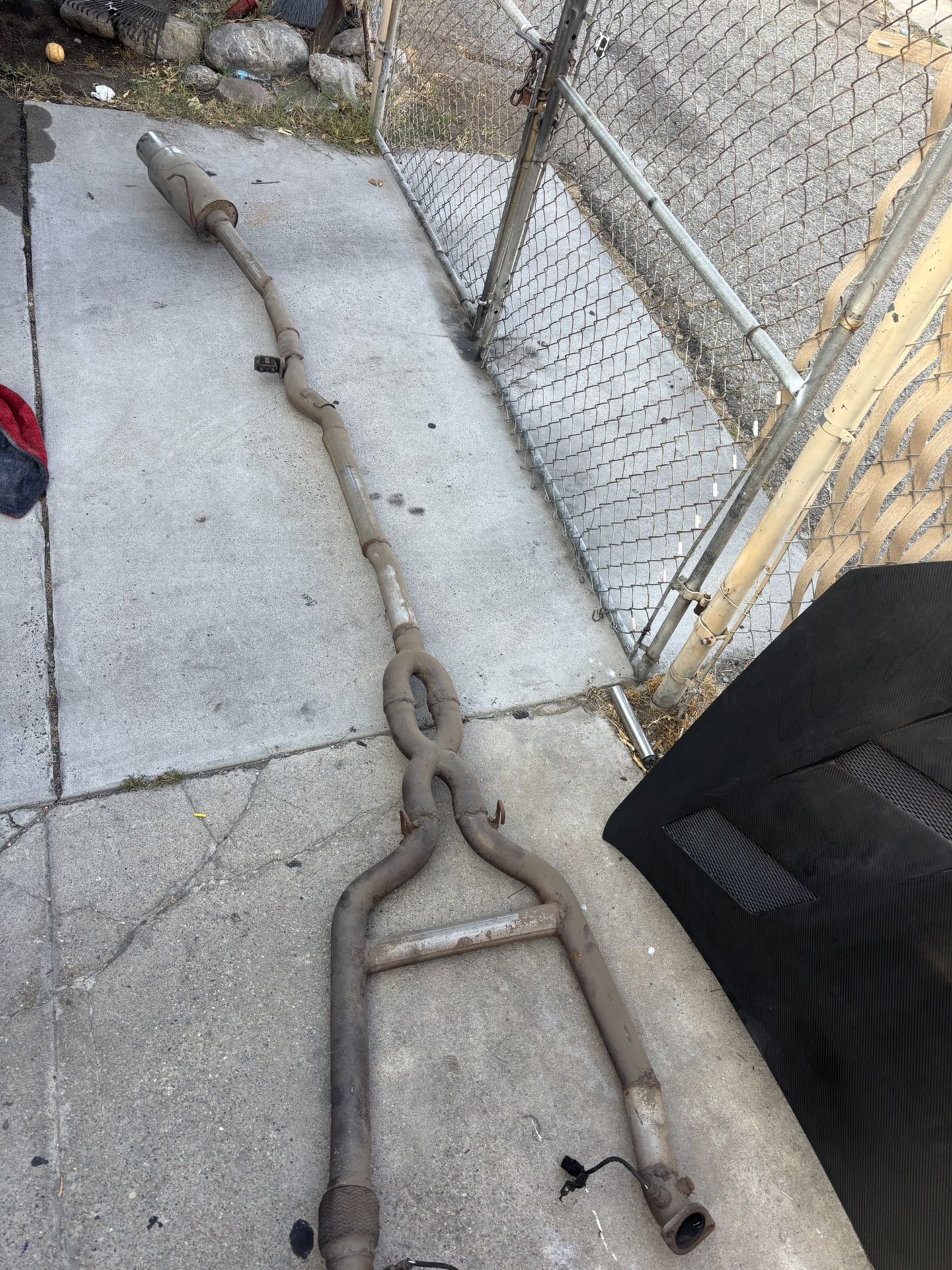 straight Piped Single Exit