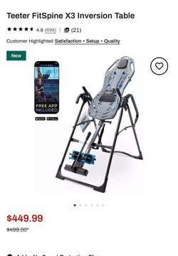 Teeter FitSpine X3 Inversion Table