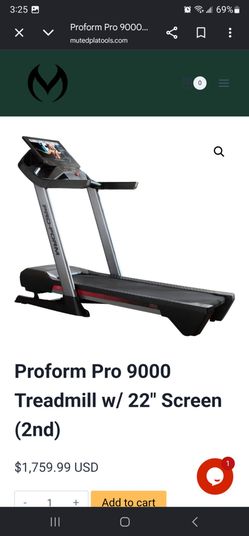 Pro form 9000 treadmill