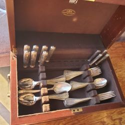 Vintage CHRISTOFLE Malmaison Silver Plated Flatware 