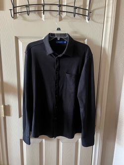 Camisa Manga Larga Color Negro Marca APT. 9 De Kohl’s- Size M