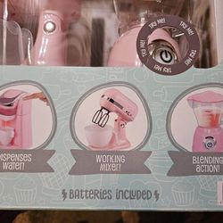 Play Kitchen Appliances Pink 3+