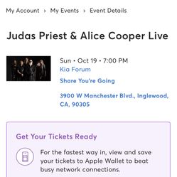 Free Concert Tickets Judas Priest Alice Cooper 