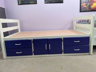 Twin Captain's Bed with Storage Drawers