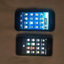 Two Android Phones  Metropc And Sprint Network