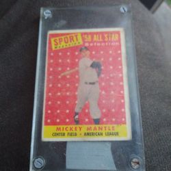Mickey Mantle Baseball Card #487