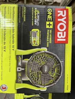 hybrid 18v ryobi fan