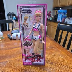 Bathing Suit Barbie then and now