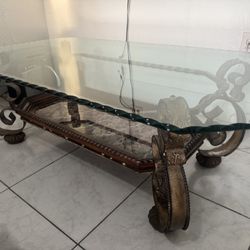 Heavily Crafted Coffee Table Stand