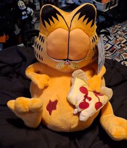 Garfield Plush with Pizza Slice