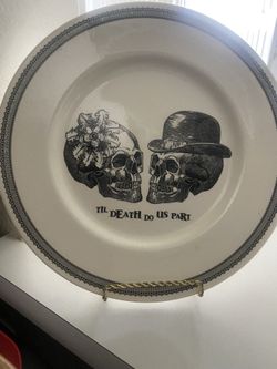 Wedding Plate display