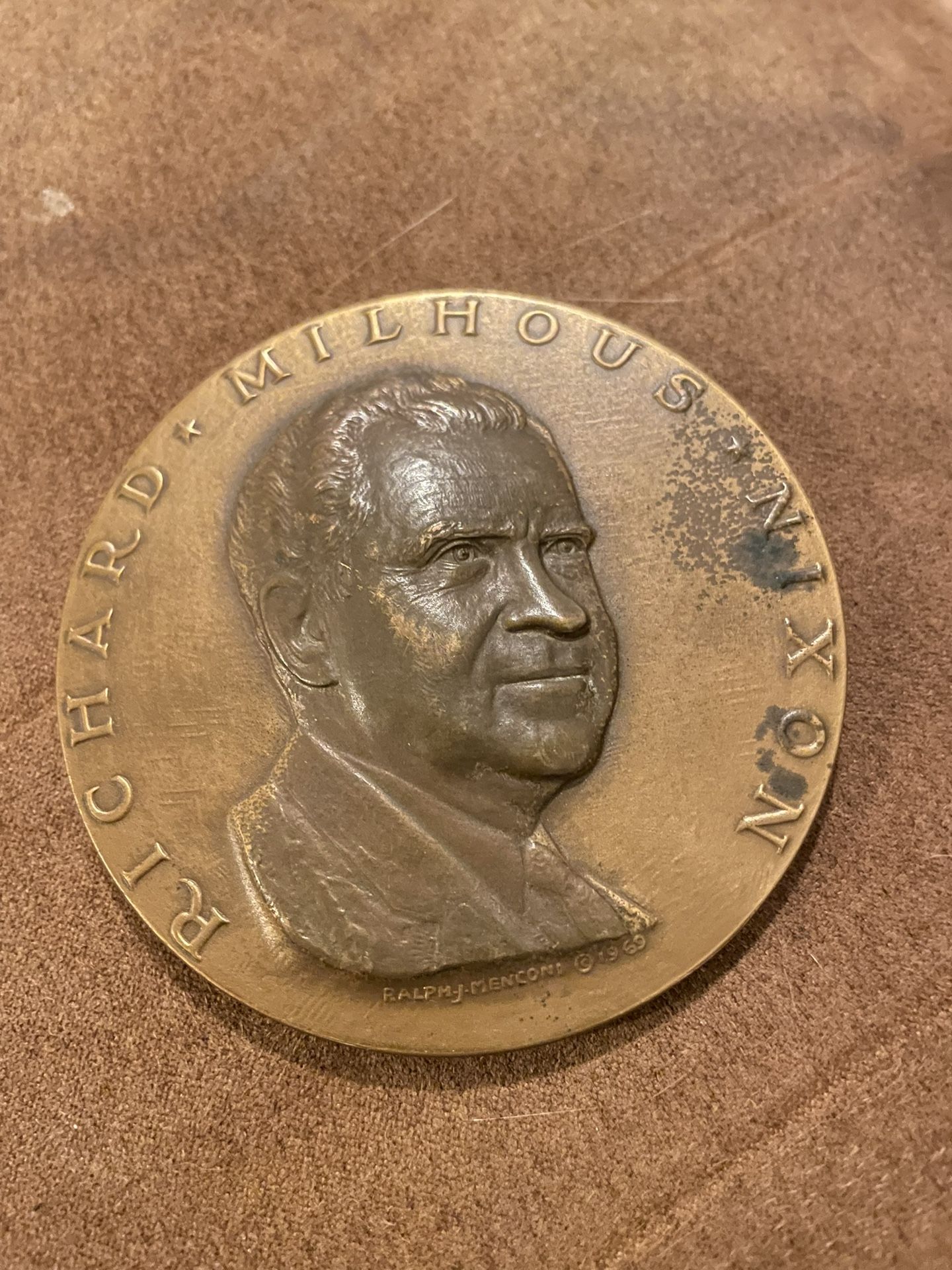 Richard Nixon Metal Coin