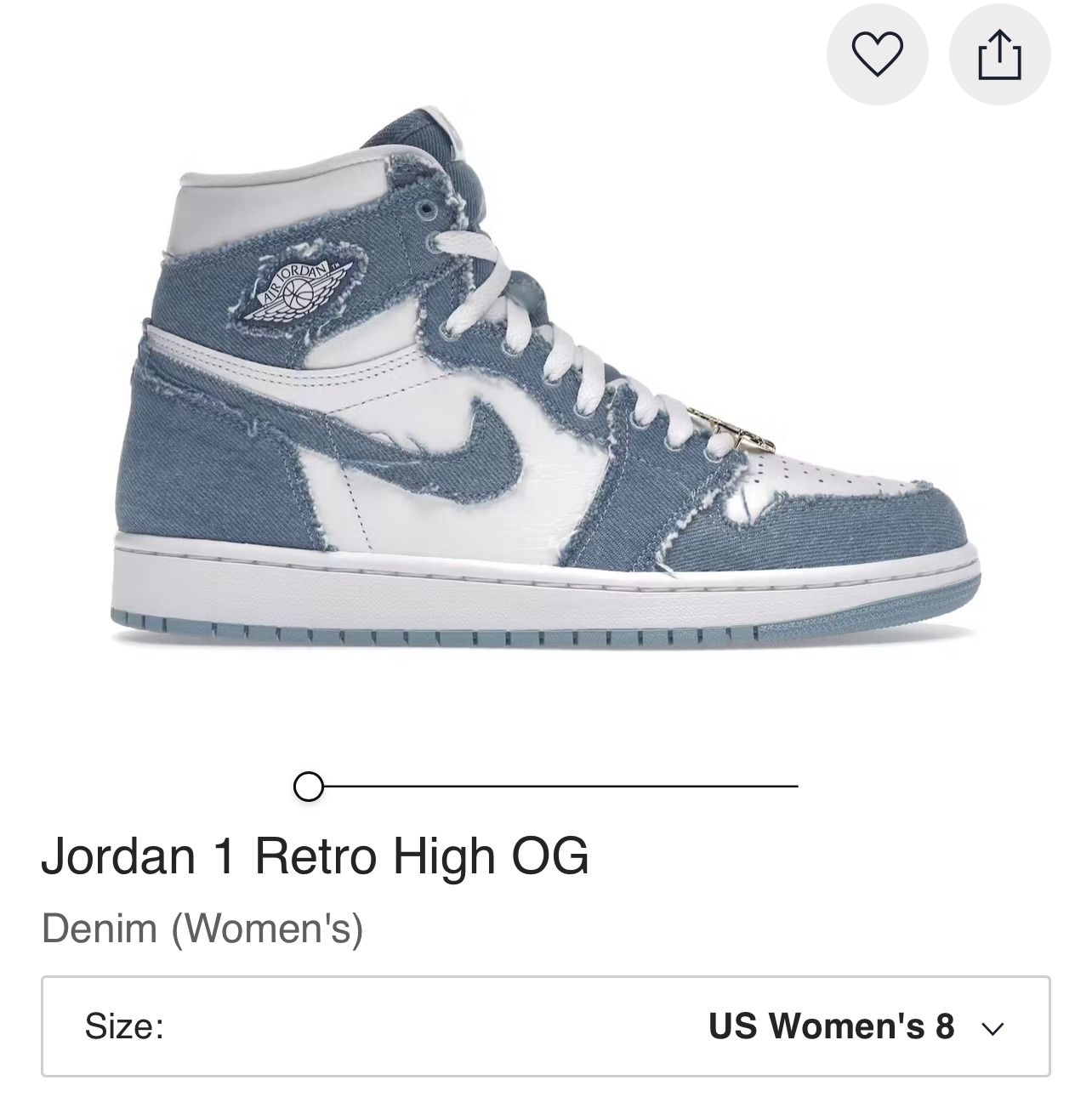 Jordan Retro 1 High OG Denim