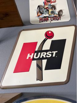 Vintage Hurst Shifters metal sign