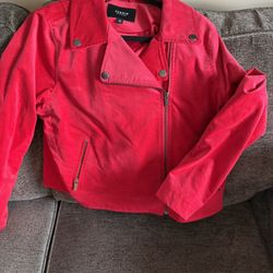 Red Velvety Women’s Jacket