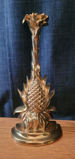 Brass  doorstop