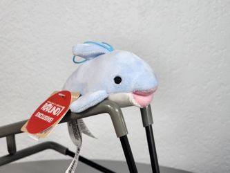 4" Sea Animals Blue Dolphin Keychain Charm Plush