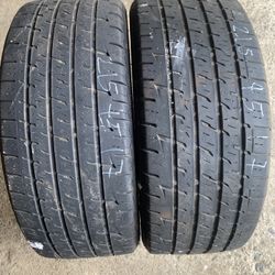 Pair Tires 215 45 17