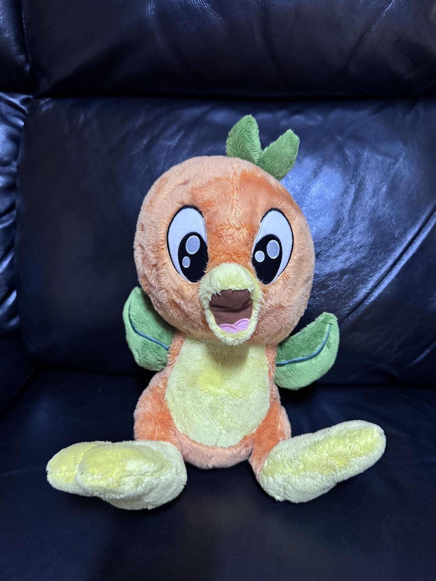 Disney Parks 10" Orange Bird Big Feet Plush Walt Disney World Florida Stuffed an