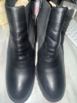 Black Leather Chelsea Ankle Boots Christian Louboutin
