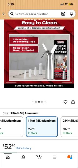Chef Master Professional Whipped Cream Dispenser