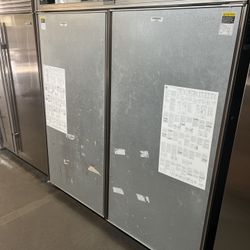 SUB ZERO 72”WIDE PANEL READY REFRIGERATOR/ FREEZER 