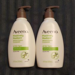 $6 EACH - Aveeno Positively Radiant Brightening Cleanser 11oz