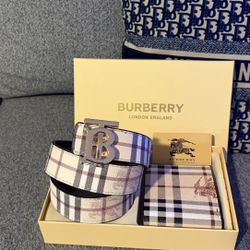 two piece Designer Belt and wallet 