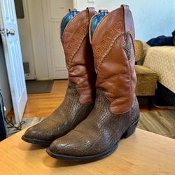 White Diamond Boots Western Leather Boots - Botas Vaqueras de Cuero Men’s Size: 10.5 U.S. (29.5 MEX)