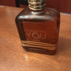 Armani Stronger with you amber cologne