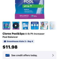 Pool And Spa PH Up (Clorox)