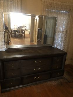 Tocador Madera Antiguo