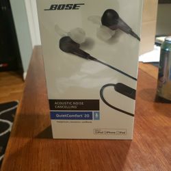 Bose QC20 Headphones- Unopened