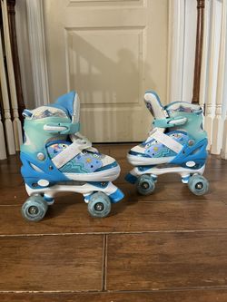 KIDS ADJUSTABLE ROLLER SKATES • LIKE NEW